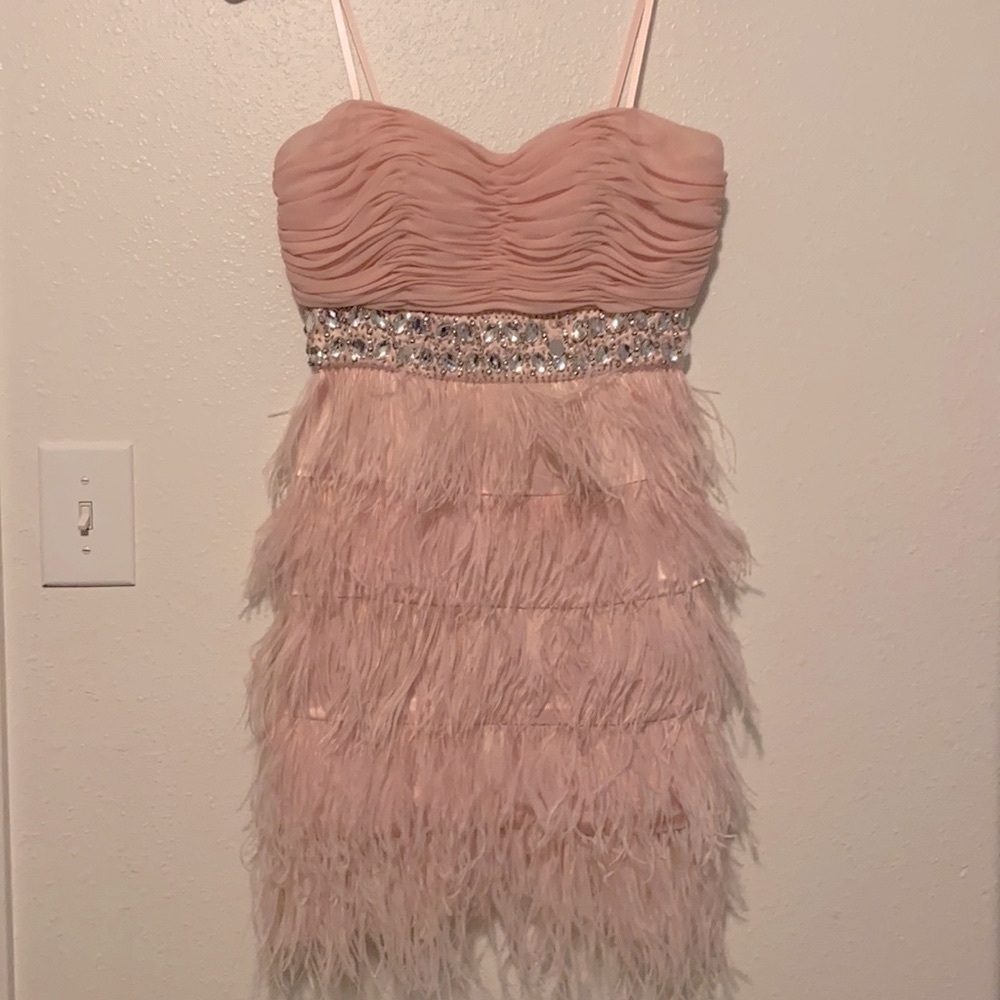 Pink sparkly dress
